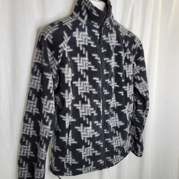 Columbia Women's Gray Hash Pattern Full Zip Fleece, L - Picture 2 of 12